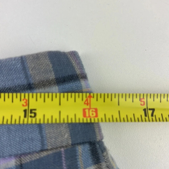 Joseph Abboud Men's blue  plaid shorts size 32 - Picture 5 of 9